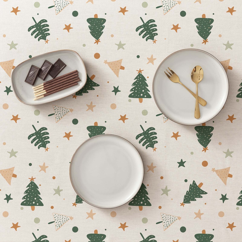 MANTEL NAVIDAD ESTAMPADO