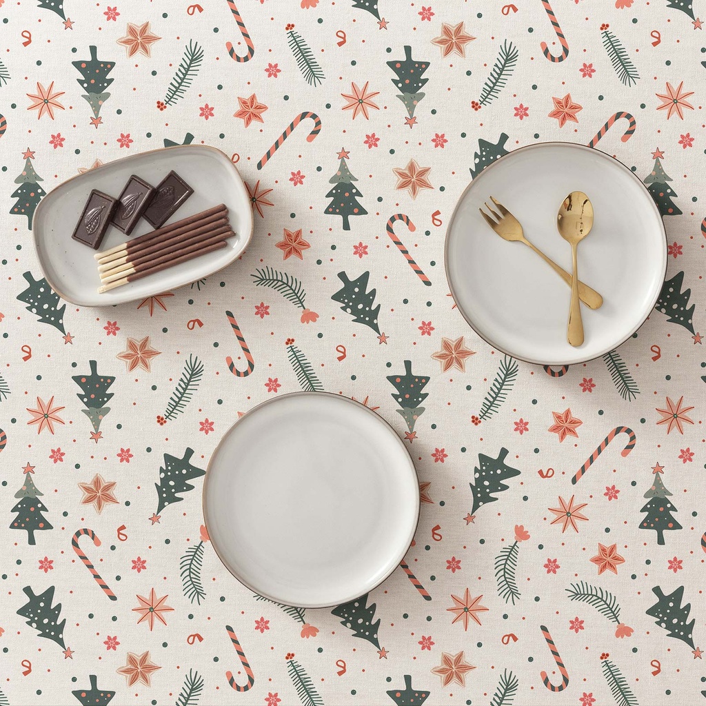 MANTEL NAVIDAD ESTAMPADO