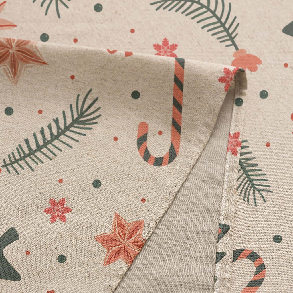 MANTEL NAVIDAD ESTAMPADO