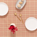 MANTEL NAVIDAD CHECK ALGODÓN