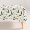 MANTEL NAVIDAD ANTIMANCHAS ALGODÓN