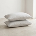 PACK 2 FUNDAS DE COJÍN ALGODÓN JACQUARD RELIEVE