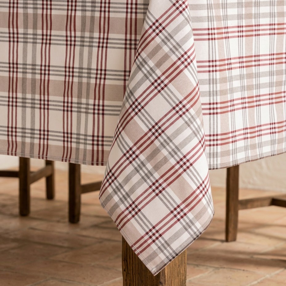 MANTEL ANTIMANCHAS ALGODÓN LEKUADRO