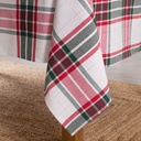 MANTEL NAVIDAD TEJIDO TARTAN