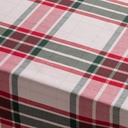 MANTEL NAVIDAD TEJIDO TARTAN