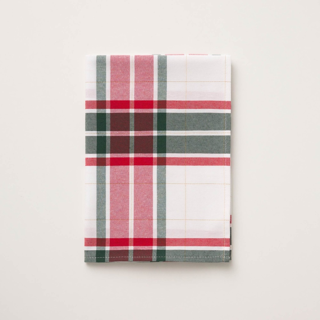 MANTEL NAVIDAD TEJIDO TARTAN