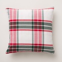 FUNDAS DE COJÍN NAVIDAD ALGODÓN TARTAN