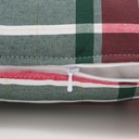 FUNDAS DE COJÍN NAVIDAD ALGODÓN TARTAN