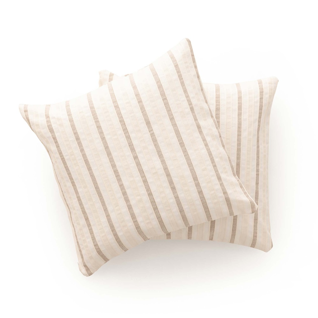 Pack 2 Fundas Cojín Rayas LUMO