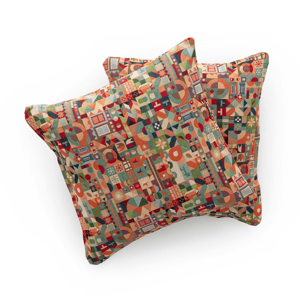 Pack 2 Fundas Cojín Gobelino MIRI