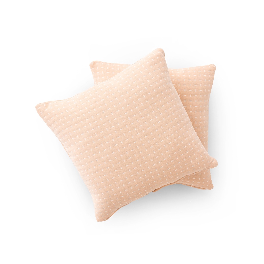 Pack 2 Fundas de Cojín Jacquard Algodón BORA