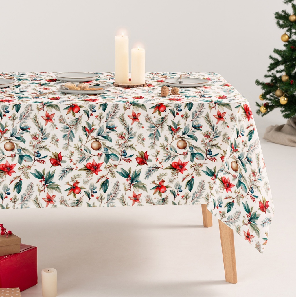 Mantel Navidad Antimanchas HOSLEY