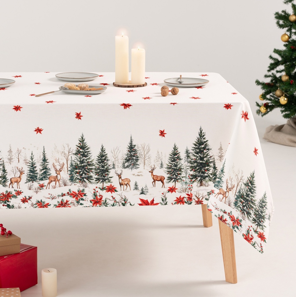 Mantel Navidad Antimanchas ROVEN