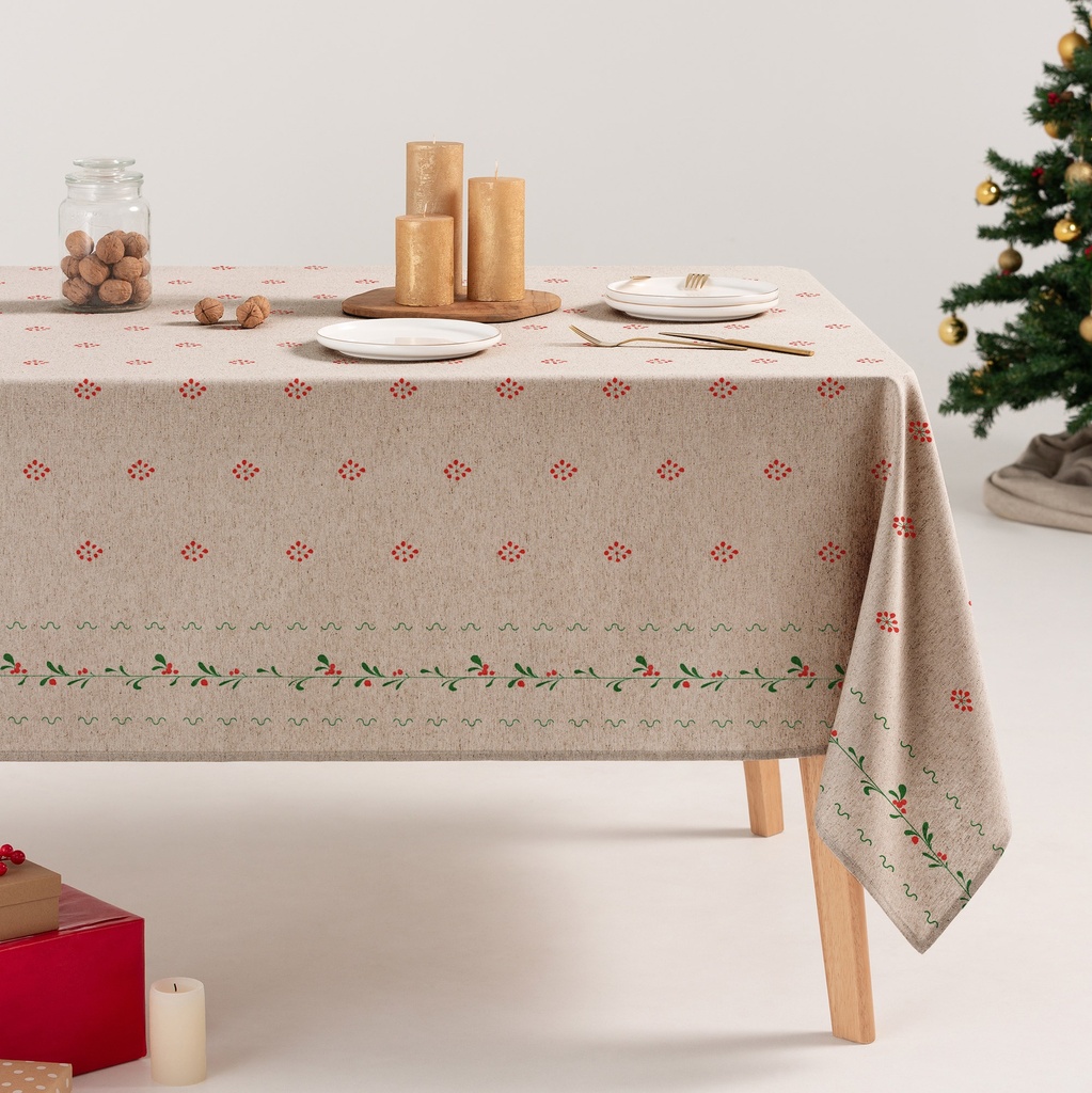 Mantel Navidad Lino AUREL