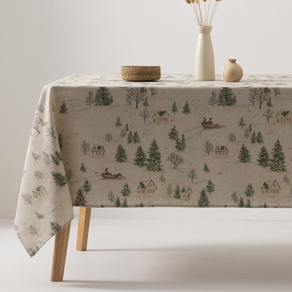 Mantel Navidad Lino GLINT