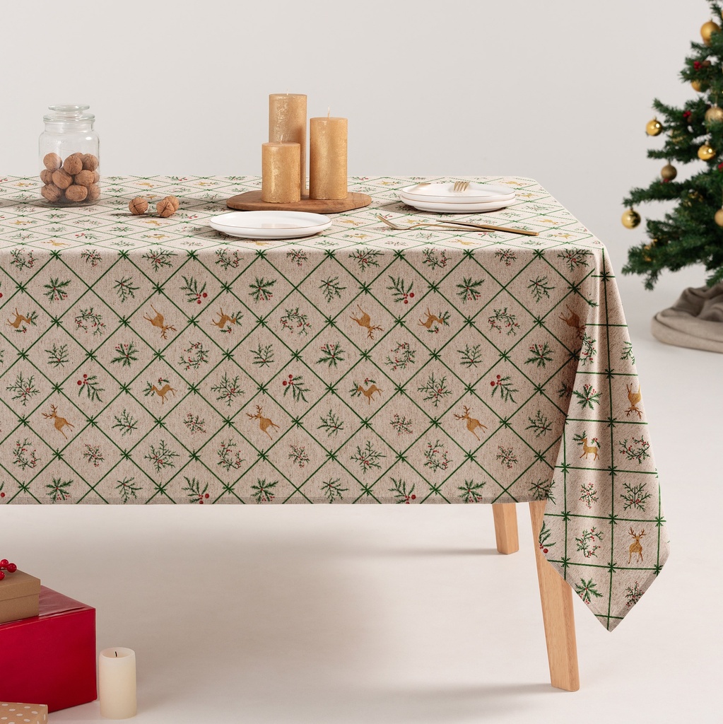 Mantel Navidad Lino NORLI