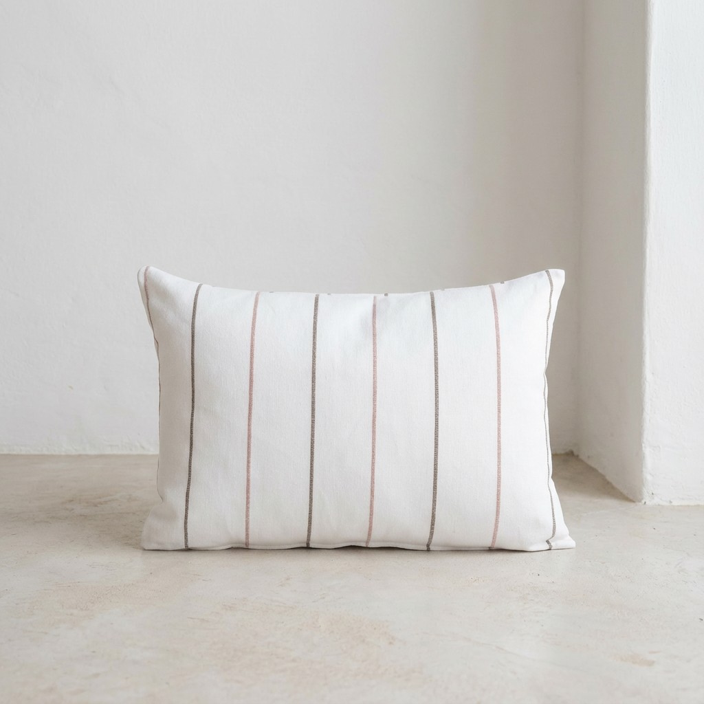 Pack 2 Fundas de Cojín Hilo Relieve Tintado TRASBLANC