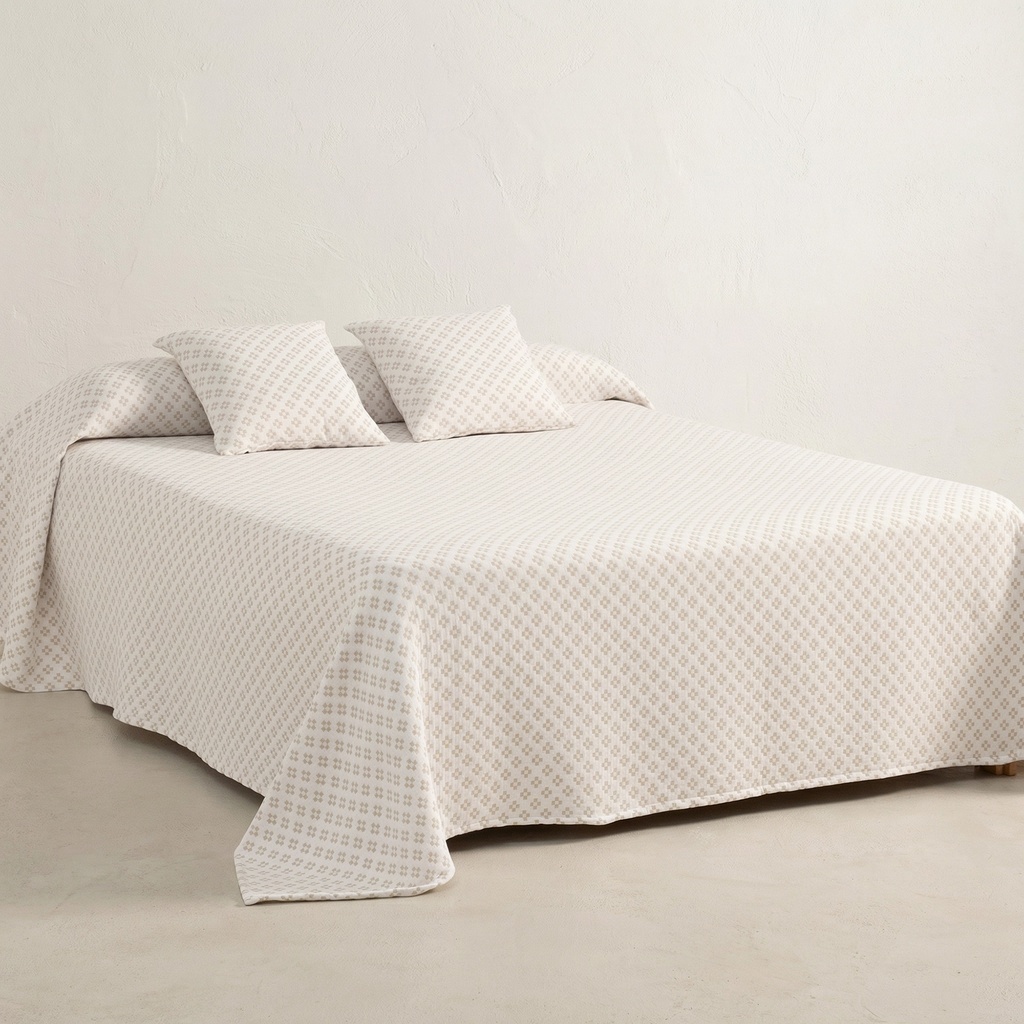Colcha Jacquard Algodón PUNT CRUZ