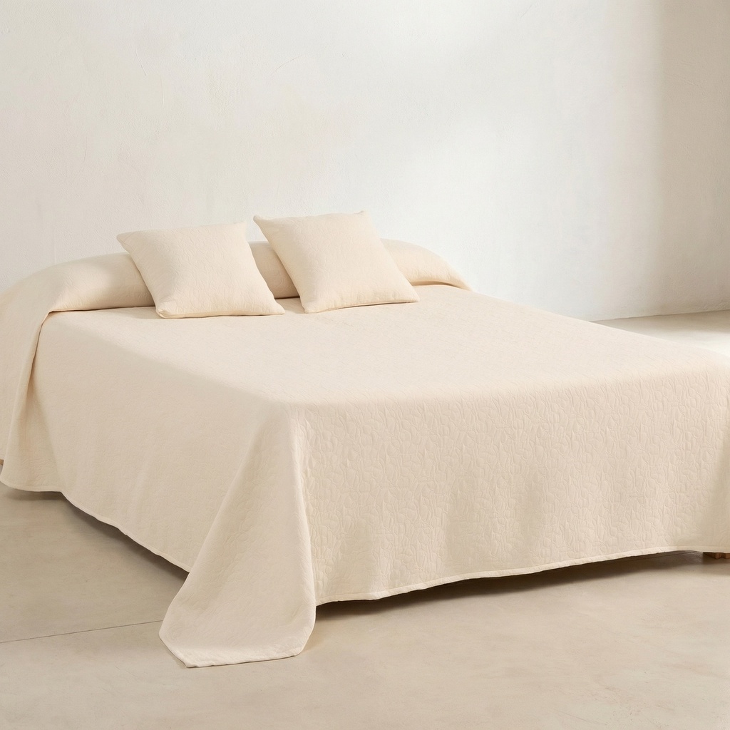 Colcha Jacquard Algodón JAZMIN