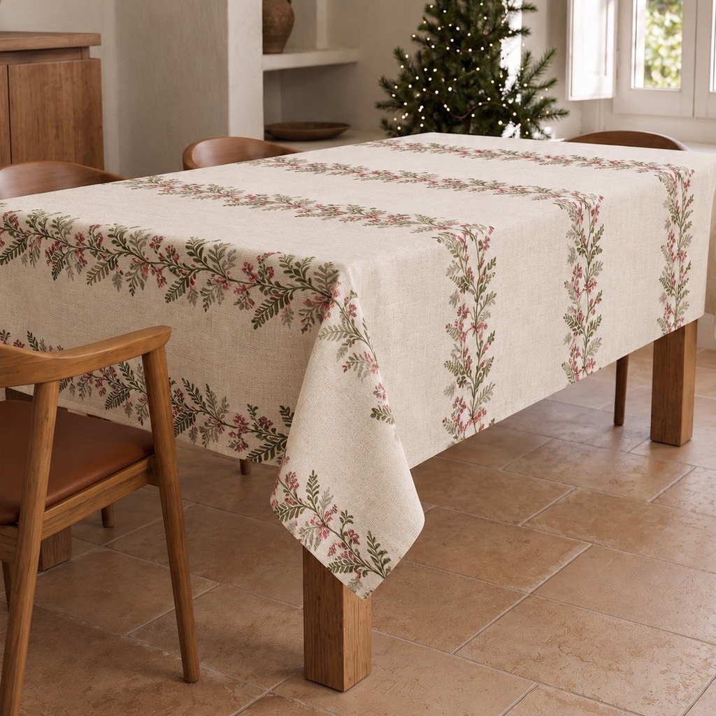 Mantel Navidad Lino GUIRNALDA