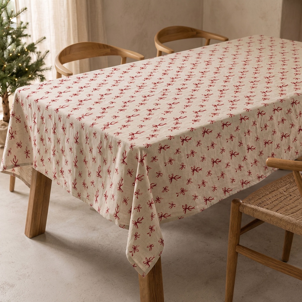 Mantel Navidad Lino NUDO