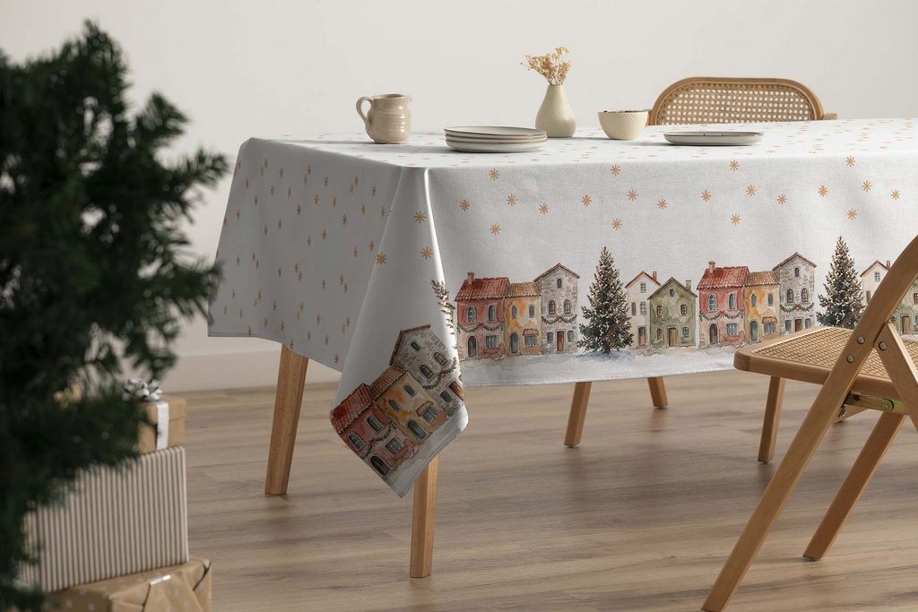 Mantel Navidad Antimanchas NOBLE