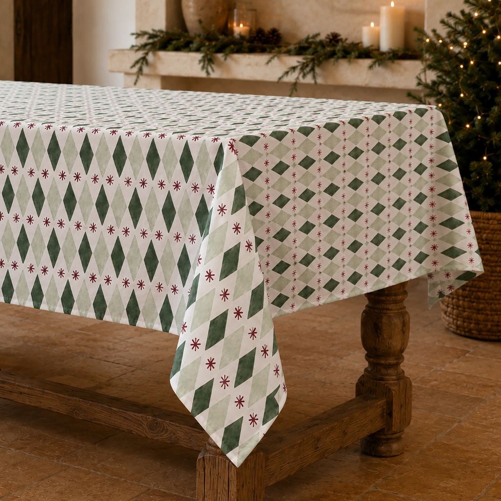 Mantel Navidad Antimanchas ROSTA