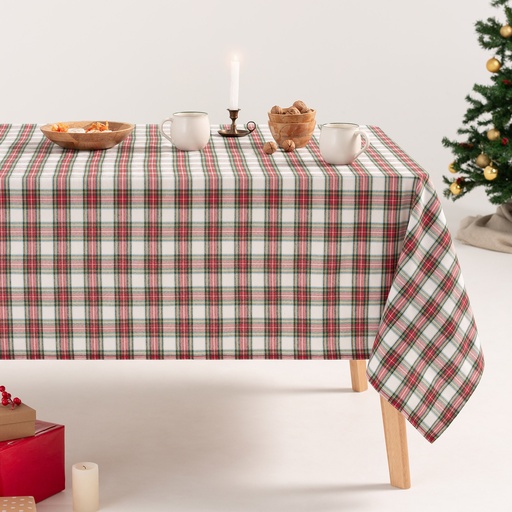 Mantel Jacquard Navidad Check